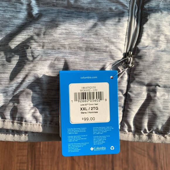 Men’s Columbia Grey Vest - Picture 1 of 3